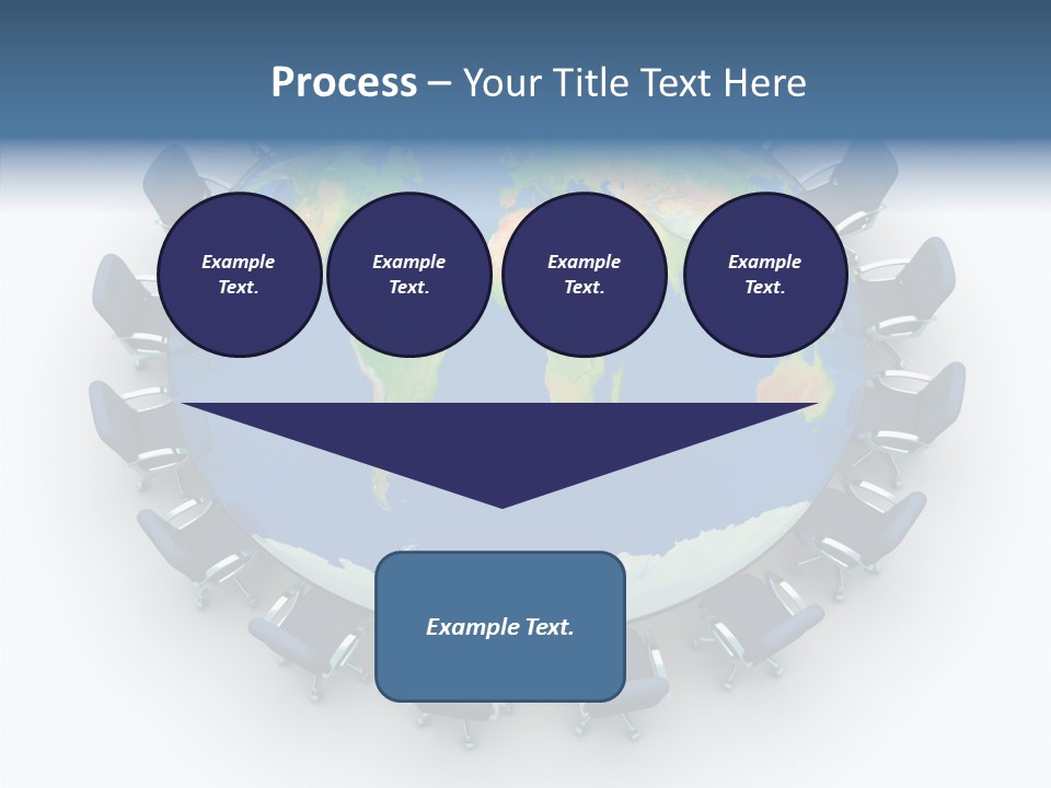 Meeting Map Communication PowerPoint Template