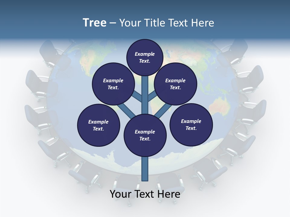 Meeting Map Communication PowerPoint Template