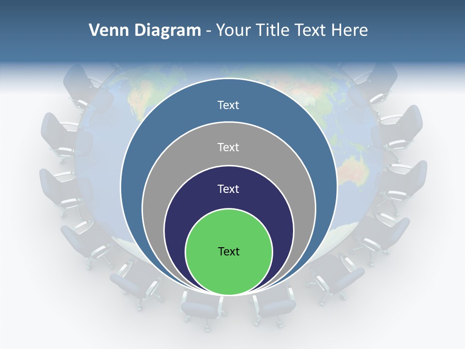 Meeting Map Communication PowerPoint Template