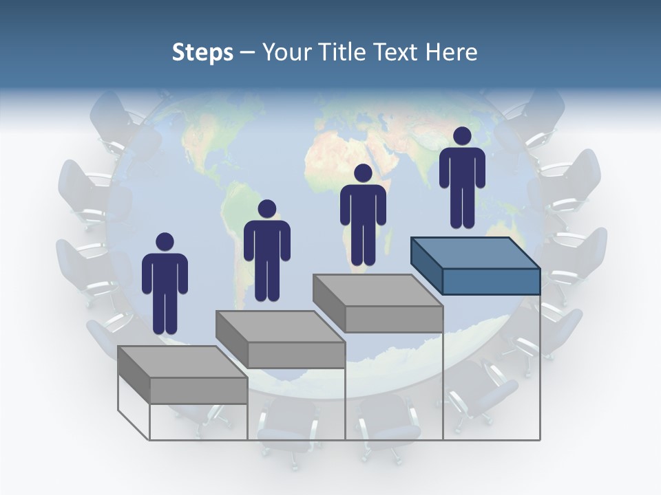Meeting Map Communication PowerPoint Template
