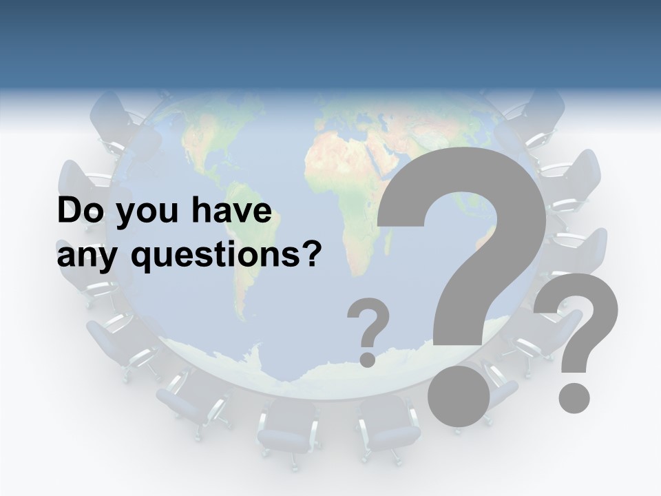 Meeting Map Communication PowerPoint Template