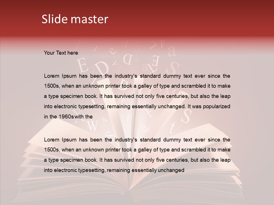 Publication Education Dictionary PowerPoint Template