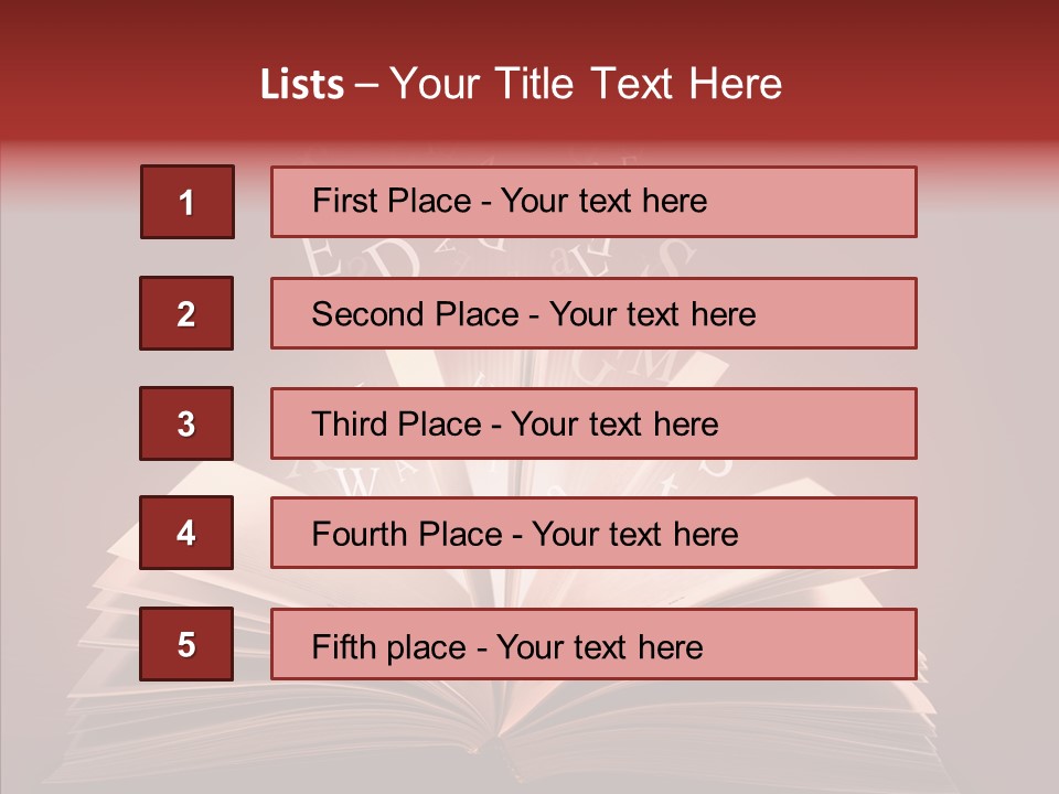 Publication Education Dictionary PowerPoint Template