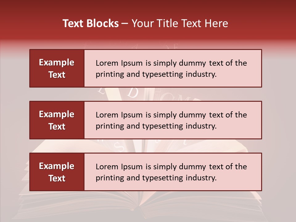 Publication Education Dictionary PowerPoint Template