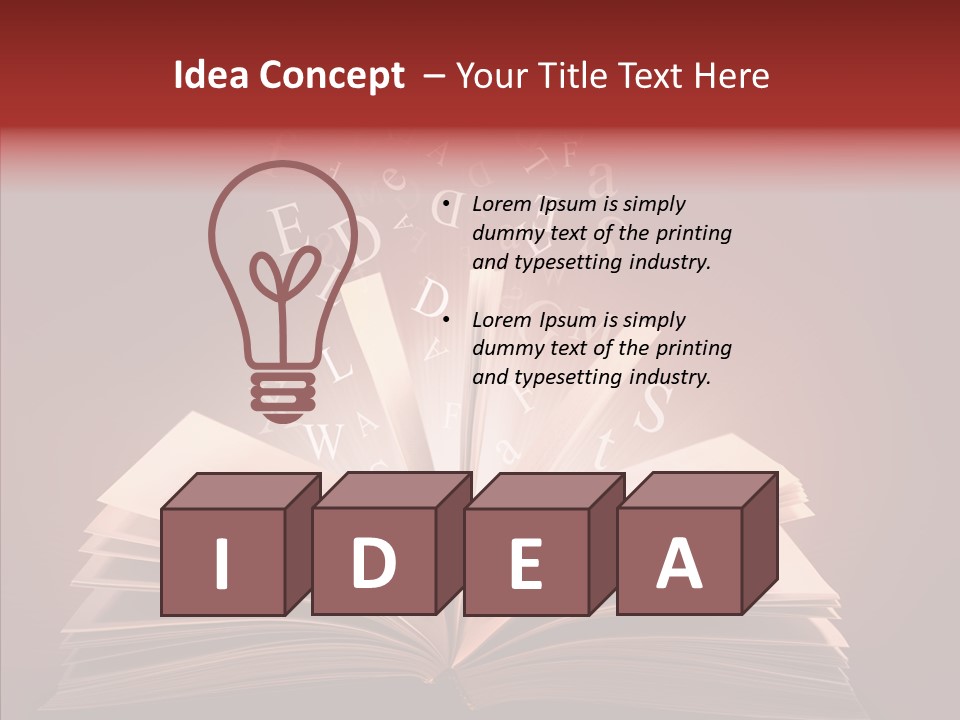 Publication Education Dictionary PowerPoint Template