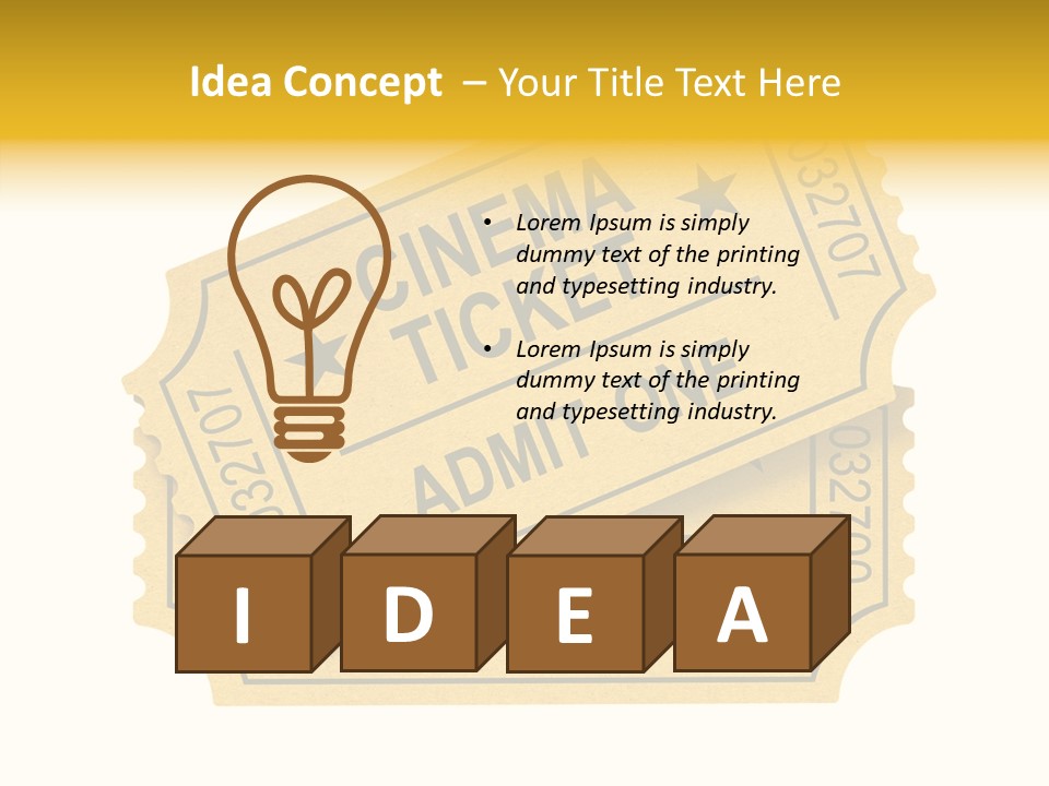 Cardboard Industry Orange PowerPoint Template