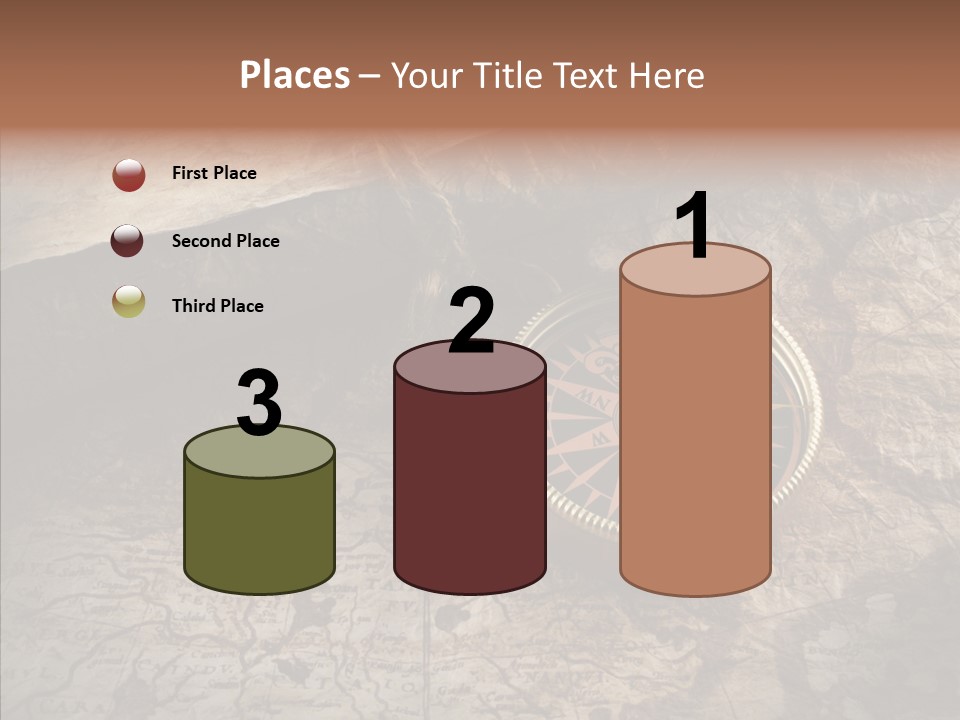 Old Geography Boat PowerPoint Template