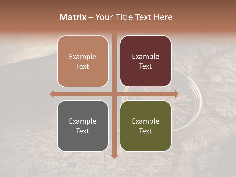 Old Geography Boat PowerPoint Template