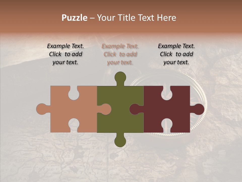 Old Geography Boat PowerPoint Template