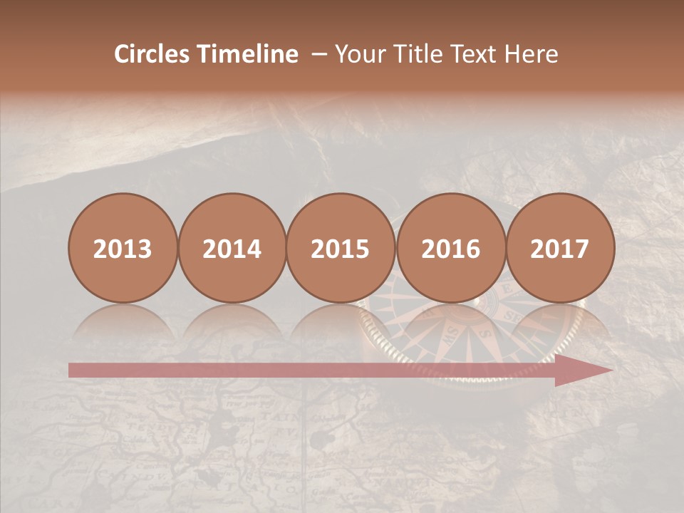 Old Geography Boat PowerPoint Template