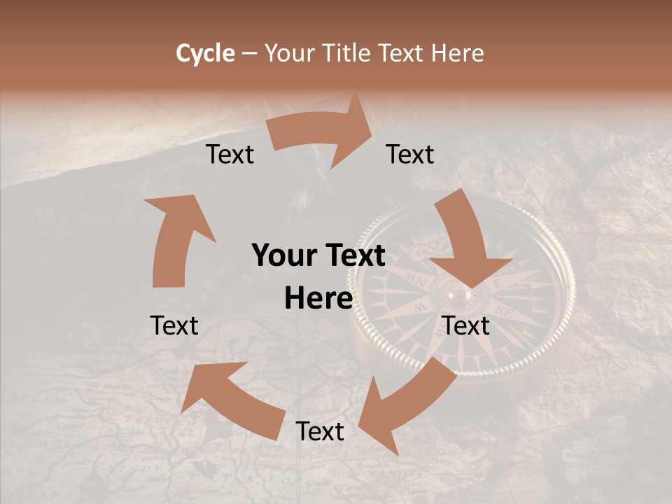 Old Geography Boat PowerPoint Template