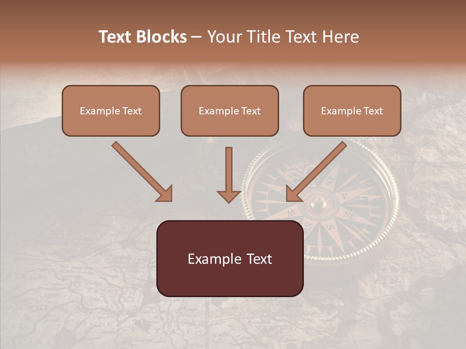 Old Geography Boat PowerPoint Template