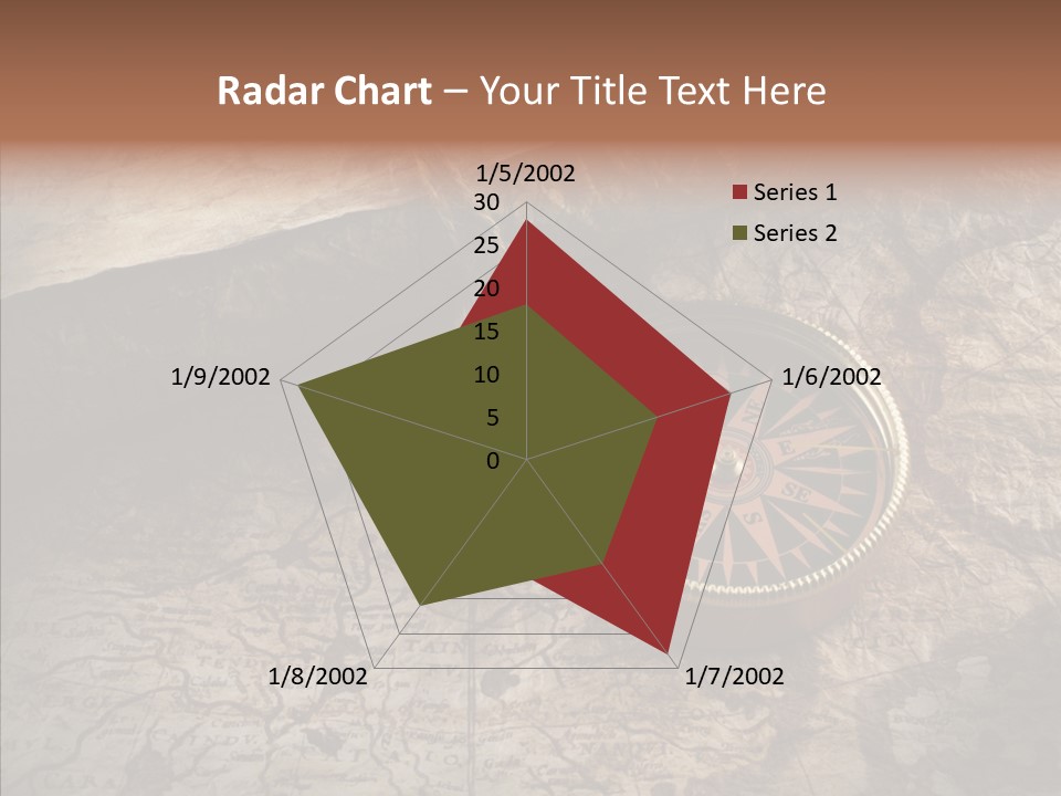 Old Geography Boat PowerPoint Template