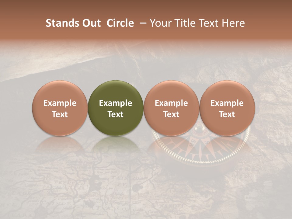 Old Geography Boat PowerPoint Template