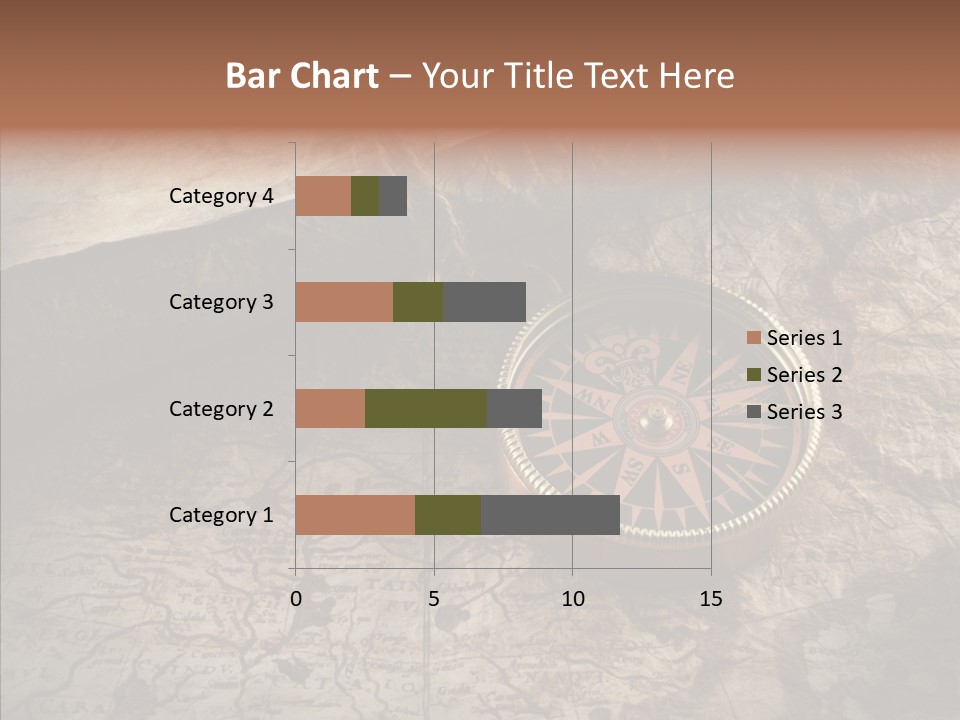 Old Geography Boat PowerPoint Template