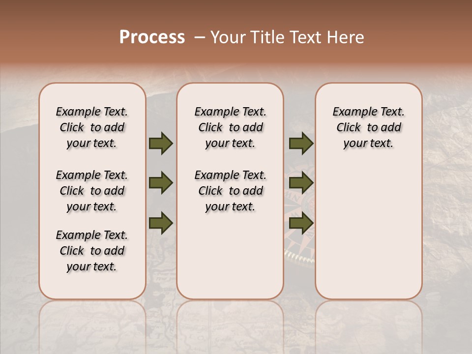 Old Geography Boat PowerPoint Template