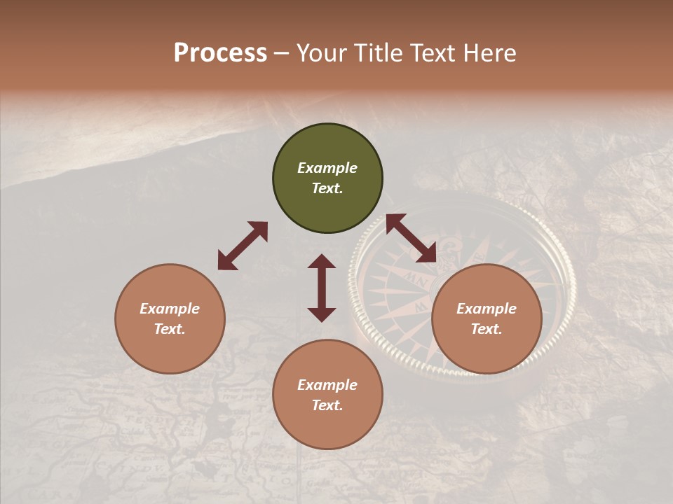 Old Geography Boat PowerPoint Template