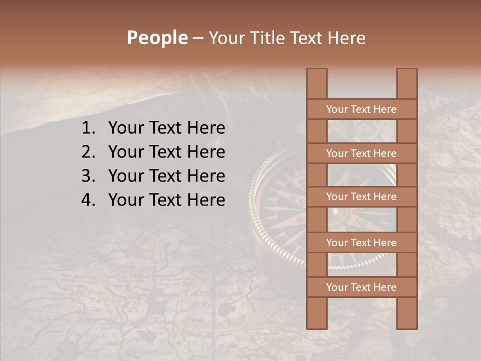 Old Geography Boat PowerPoint Template