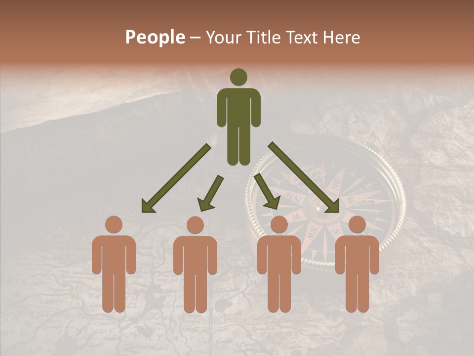 Old Geography Boat PowerPoint Template