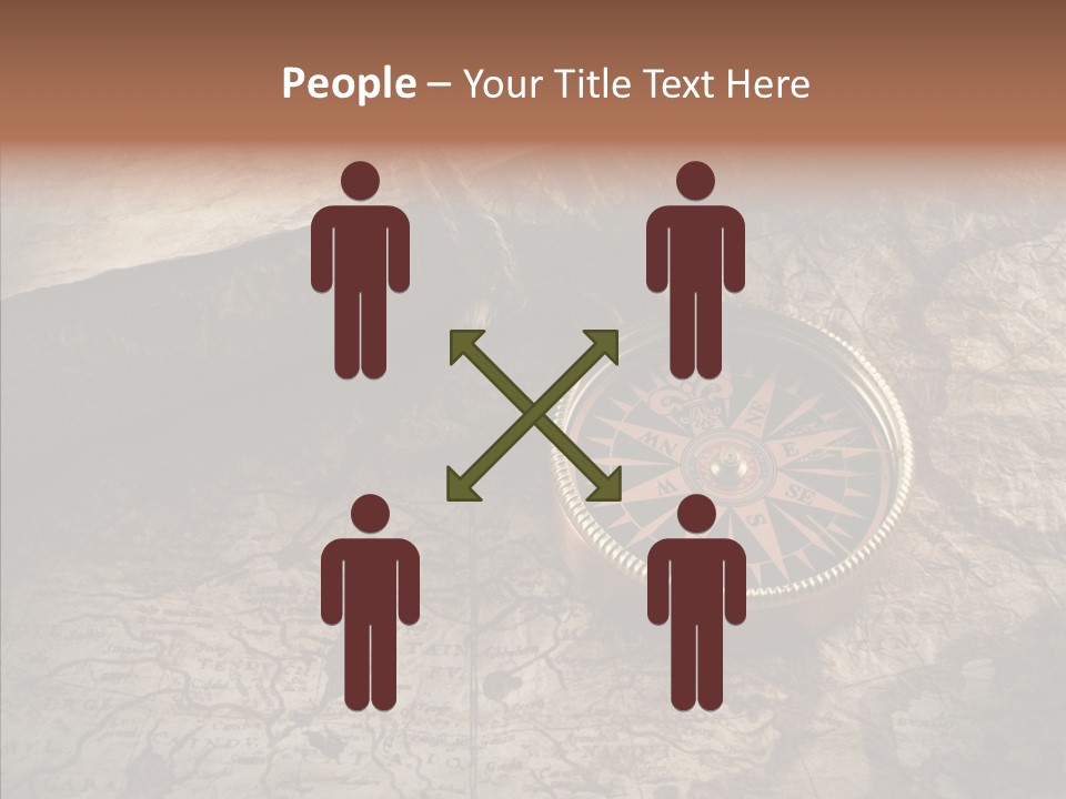 Old Geography Boat PowerPoint Template