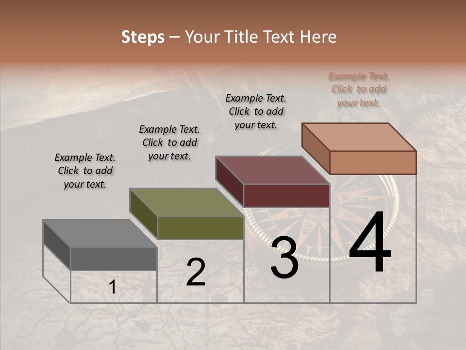 Old Geography Boat PowerPoint Template