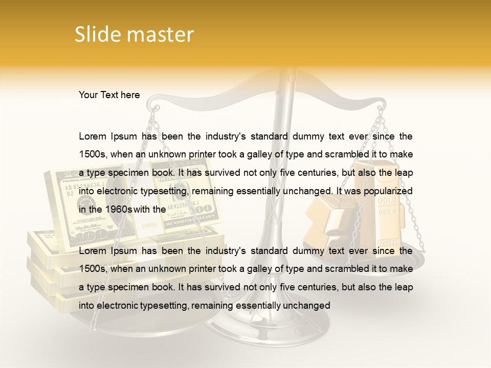 Weight Metal Instrument PowerPoint Template