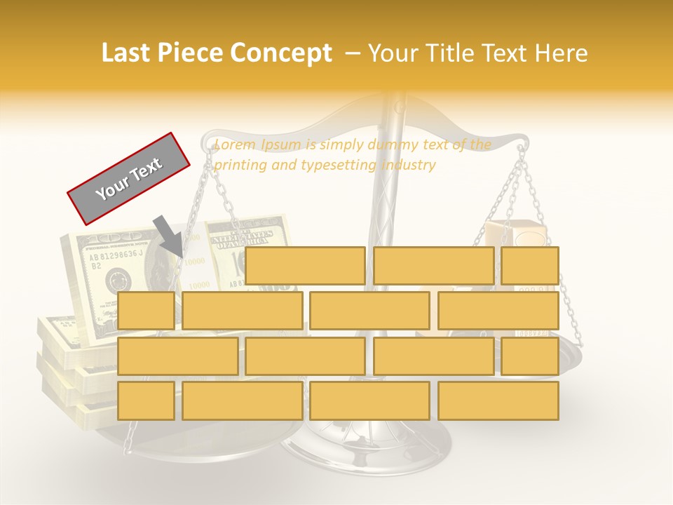 Weight Metal Instrument PowerPoint Template