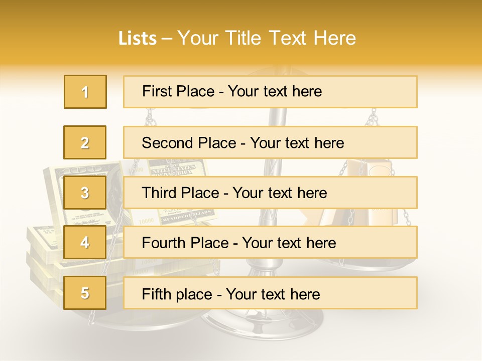 Weight Metal Instrument PowerPoint Template