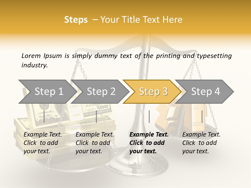 Weight Metal Instrument PowerPoint Template