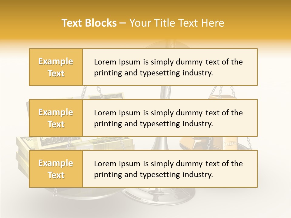 Weight Metal Instrument PowerPoint Template
