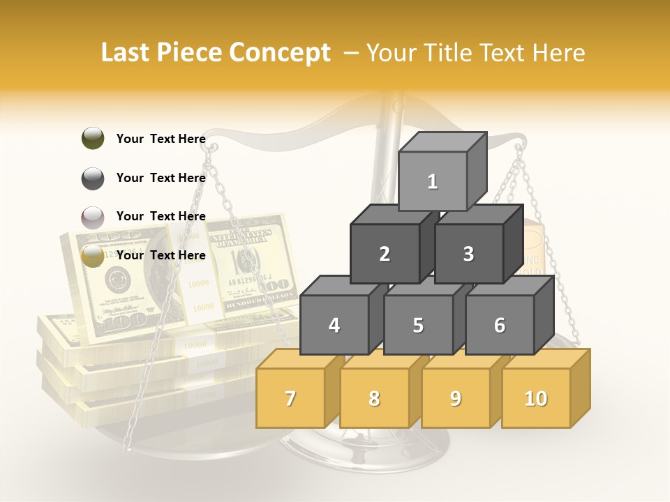 Weight Metal Instrument PowerPoint Template