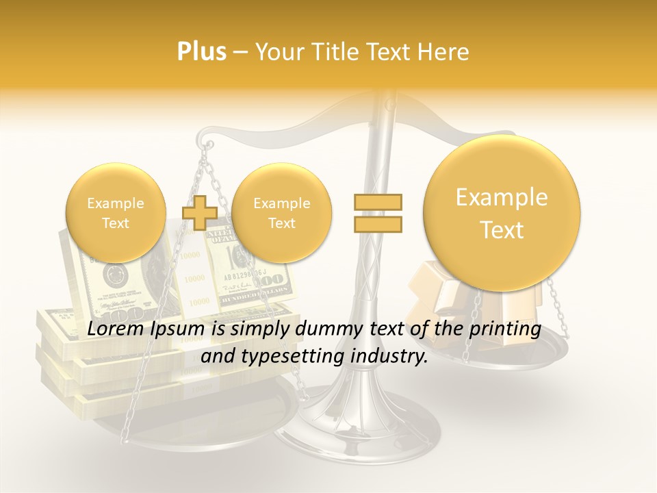 Weight Metal Instrument PowerPoint Template