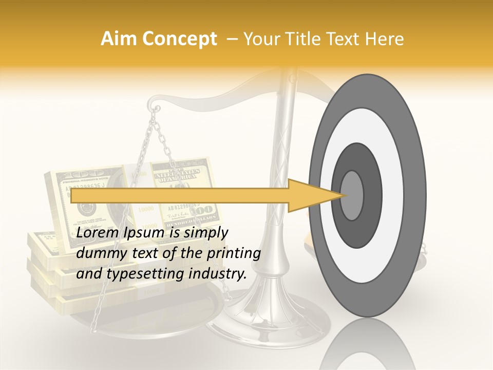 Weight Metal Instrument PowerPoint Template