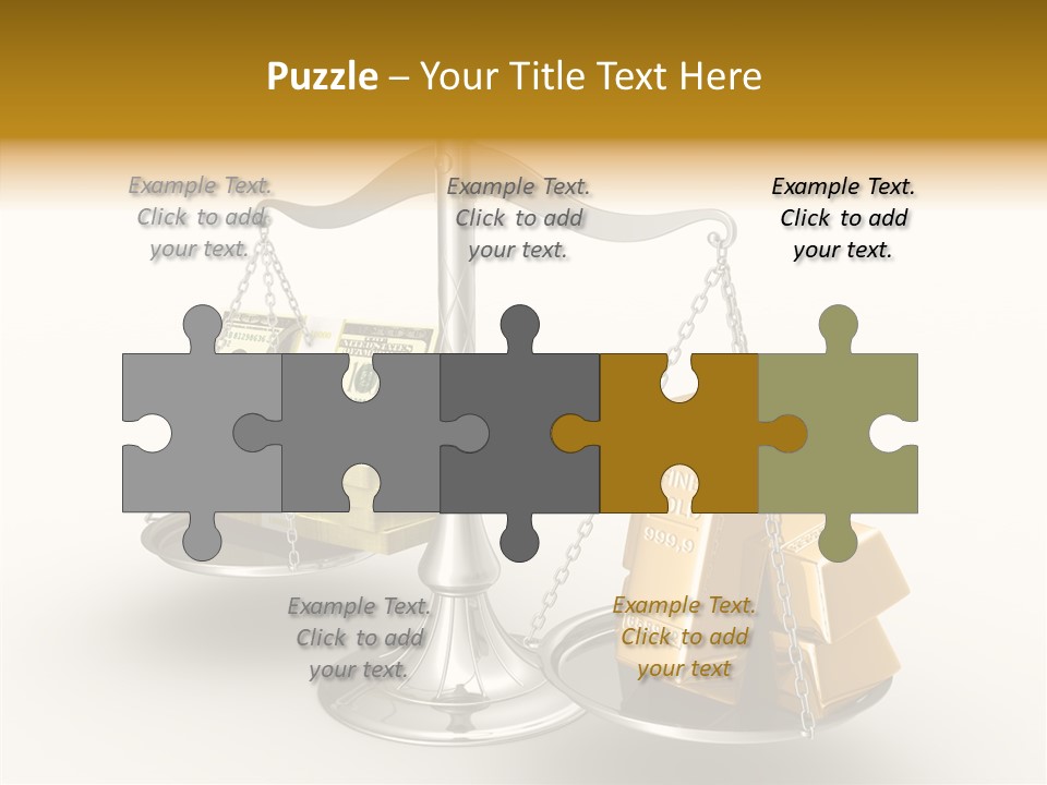 Easy Paying White PowerPoint Template