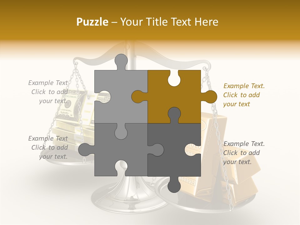 Easy Paying White PowerPoint Template