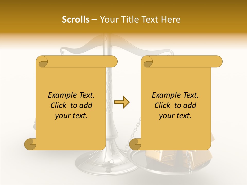 Easy Paying White PowerPoint Template