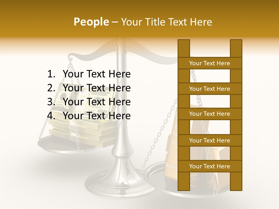 Easy Paying White PowerPoint Template