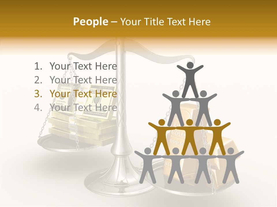 Easy Paying White PowerPoint Template