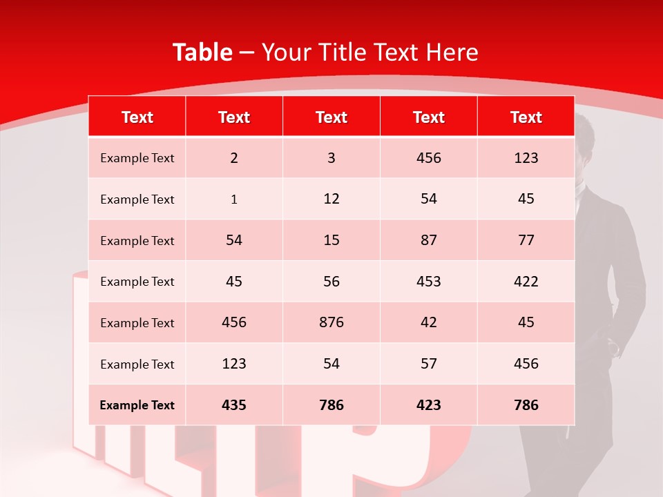 Businessman Text Answer PowerPoint Template