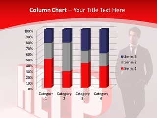 Businessman Text Answer PowerPoint Template