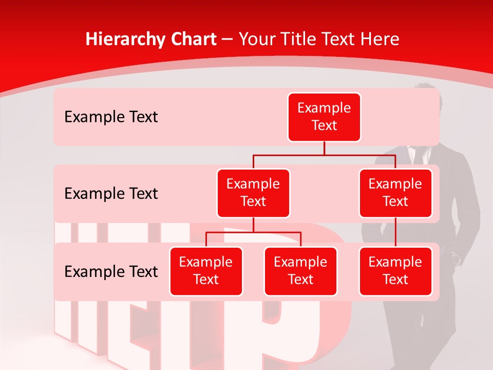Businessman Text Answer PowerPoint Template