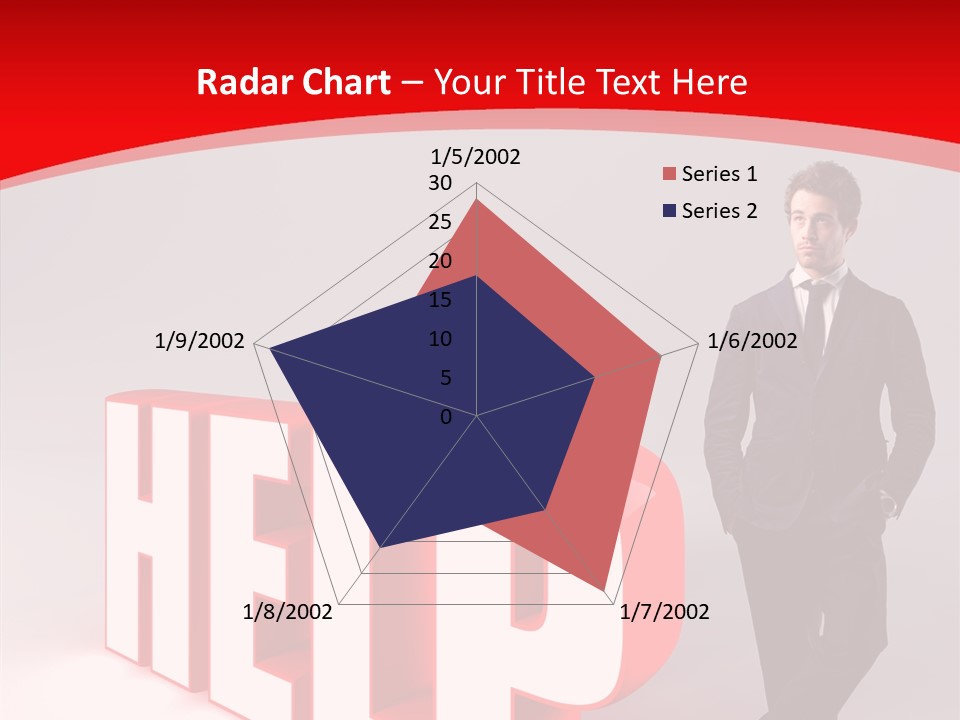 Businessman Text Answer PowerPoint Template