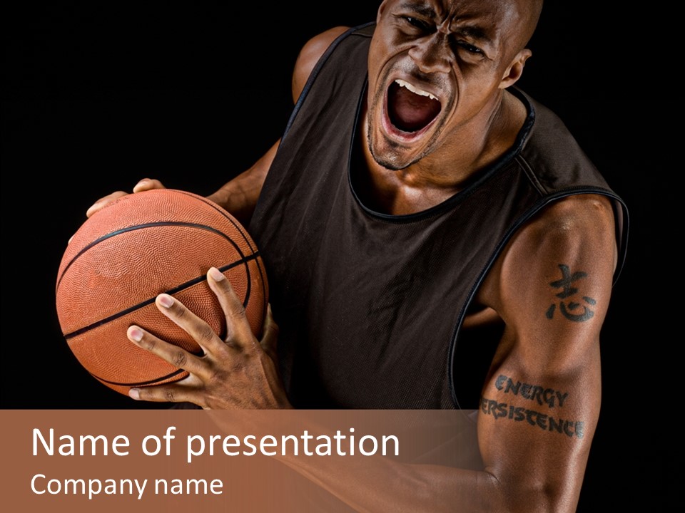 Game Fit Sport PowerPoint Template