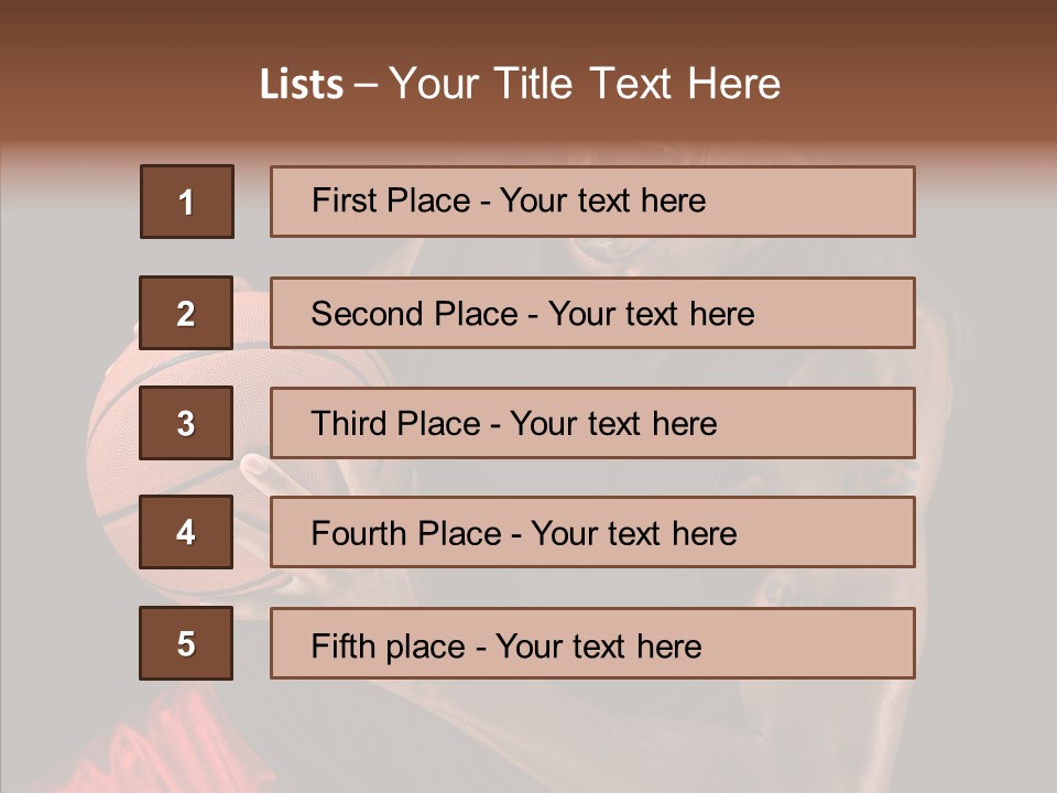 Game Fit Sport PowerPoint Template