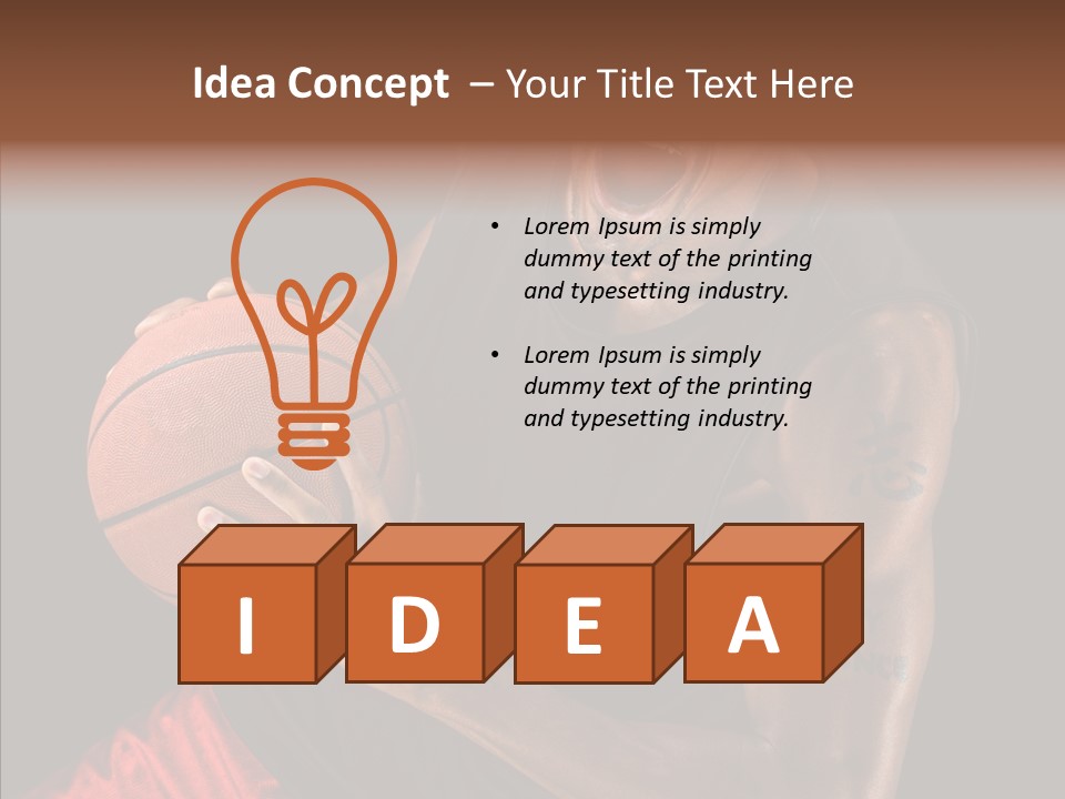 Game Fit Sport PowerPoint Template