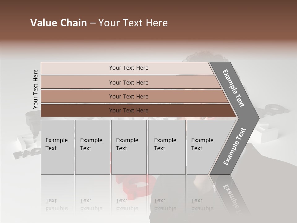 Businessman Support Forum PowerPoint Template