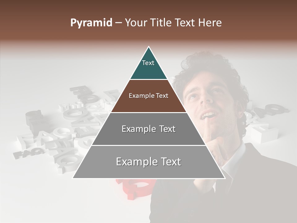 Businessman Support Forum PowerPoint Template