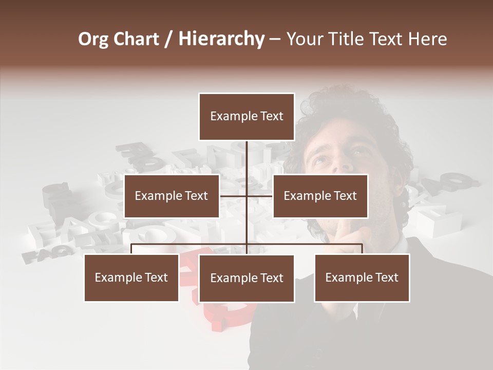 Businessman Support Forum PowerPoint Template