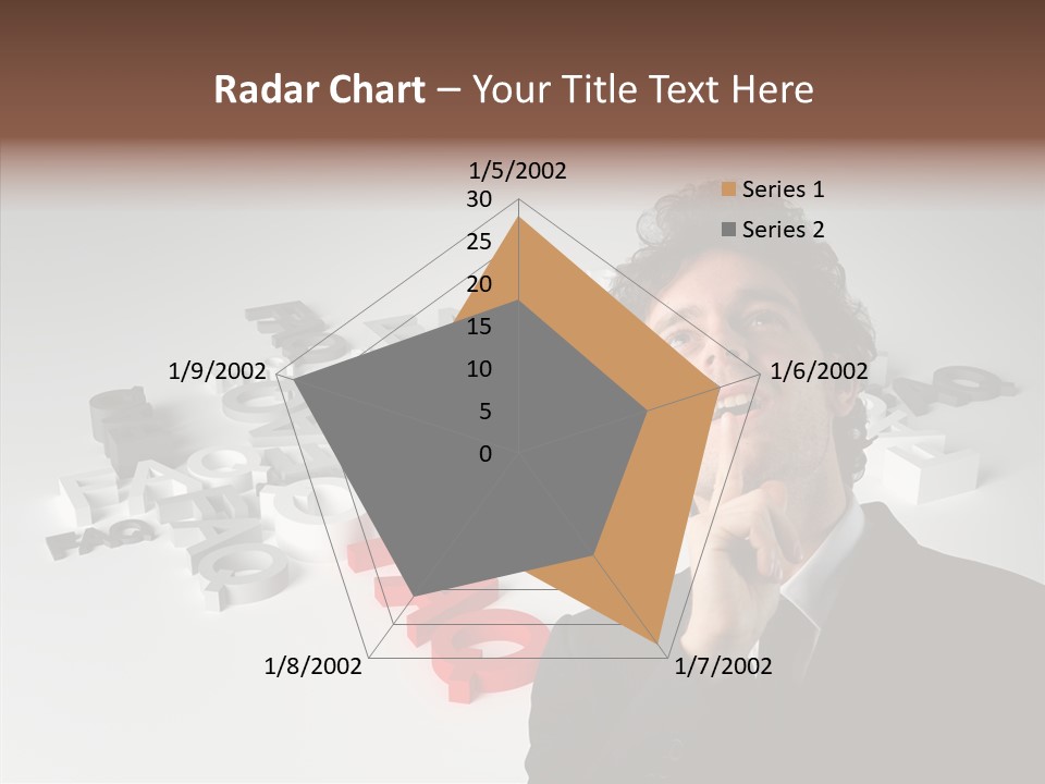 Businessman Support Forum PowerPoint Template