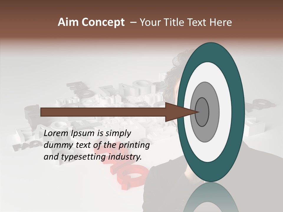 Businessman Support Forum PowerPoint Template